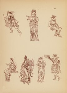 Traje femenino de la Antigua Grecia (litografía) de John Moyr Smith