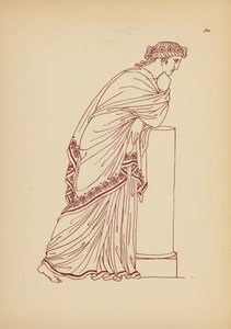 Traje femenino de la Antigua Grecia (litografía) de John Moyr Smith