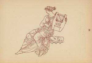 Traje femenino de la Antigua Grecia (litografía) de John Moyr Smith
