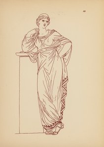 Traje femenino de la Antigua Grecia (litografía) de John Moyr Smith
