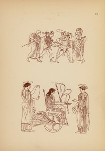 Traje femenino de la Antigua Grecia (litografía) de John Moyr Smith