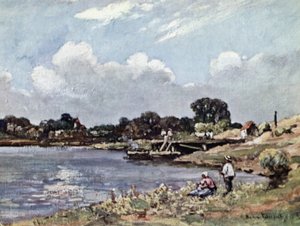 Teddington (litografía en color) de John Muirhead