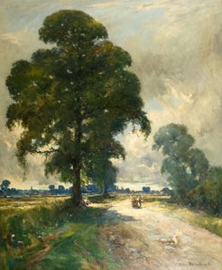 The Road to St Ives (óleo sobre lienzo) de John Muirhead