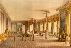 El salón norte, Pabellón Real, Brighton, East Sussex, 1824, 1946 de John Nash