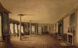 El Salón Sur o Galería del Comedor de las Vistas del Pabellón Real, Brighton por John Nash de John Nash