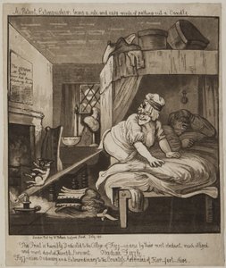 Un extintor de patente, siendo un modo seguro y fácil de apagar una vela, 1801
