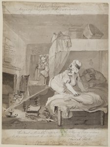 Un extintor de patente, siendo un modo seguro y fácil de apagar una vela, 1801