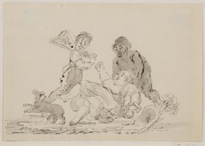 Un accidente en la calle, 1804 de John Nixon