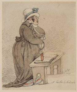 En la catedral de Exeter, 1809 de John Nixon