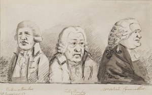 Batson, un banquero, Tulley, banquero, Sr. Wood, consejero, 69 Lombard Street, Cornhill, 1790