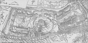 Vista de Windsor Castle de Norden, 1607, 1895 de John Norden