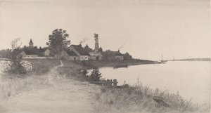 Escena costera sin título, 1891 de John O. Anderson