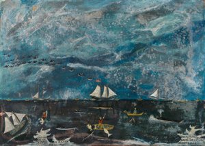 Los pescadores de Marblehead, ca. 1922-1928 de John Orne Johnson Frost