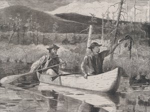 Trampas en los Adirondacks, Every Saturday, Vol. I, Nueva Serie, 24 de octubre de 1870