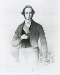 Retrato de Henry John Temple (1784-1865) Lord Palmerston, grabado por Collette
