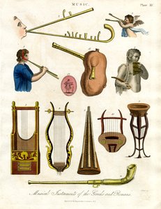 Instrumentos musicales de griegos y romanos