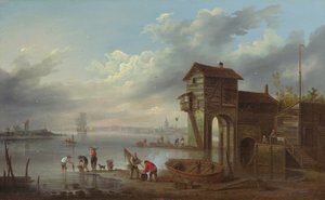 Vista de la Casa de la Compuerta en Liverpool
