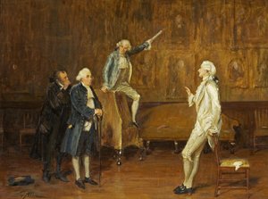 Charles Surface vendiendo a sus antepasados de John Pettie
