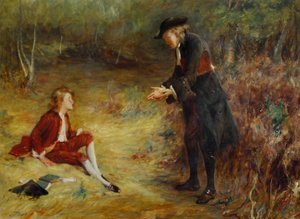 John Pettie - Un sermón al borde de la carretera de John Pettie
