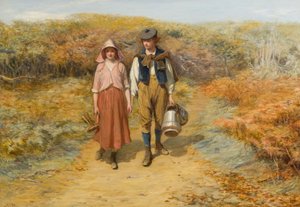 A los Campos Llevé Sus Cubos de Leche de John Pettie