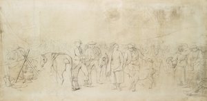 Una Feria Escocesa, c.1847 de John Phillip