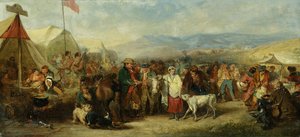 Un boceto para "Una feria escocesa" de John Phillip