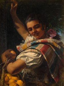 La chica de las naranjas, 1854