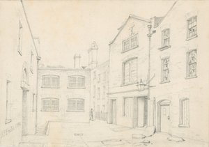 White Hart Court, Castle Street, St Martin in the Fields. Demolido con la construcción de Charing Cross Road de John Phillipp Emslie