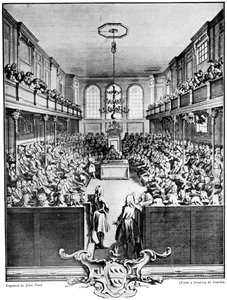 La Cámara de los Comunes, 1742, c1920 de John Pine