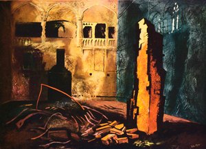Sala del Consejo, Cámara de los Comunes, 1941 de John Piper