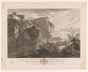 Vista de Punta Europa, Gibraltar Europa Point, Gibraltar (título sobre objeto) de John Pye (I)