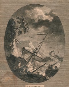 Un naufragio, 1773 de John Pye