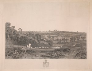 Vista de Oxford desde la carretera de Abingdon de John Pye
