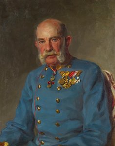 El emperador Francisco José I con el uniforme de servicio de un mariscal de campo austríaco de John Quincy Adams