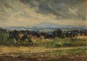 Una escena en Surrey, 1930 de John Rabone Harvey