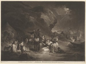 Hospitalidad africana, 1791 de John Raphael Smith
