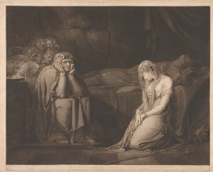 Bellsane y Parzival bajo el hechizo de Urma de John Raphael Smith