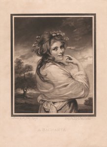 Emma Hart como bacante de John Raphael Smith