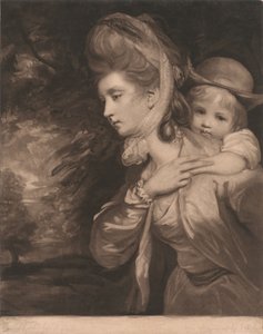 La señora Payne Galwey y su hijo Charles de John Raphael Smith