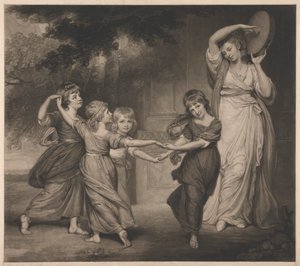 La familia Gower: Los hijos de Granville, II Conde de Gower de John Raphael Smith
