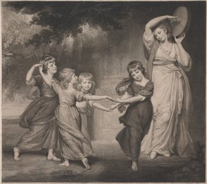 La familia Gower: los hijos de Granville, 2.º conde de Gower de John Raphael Smith
