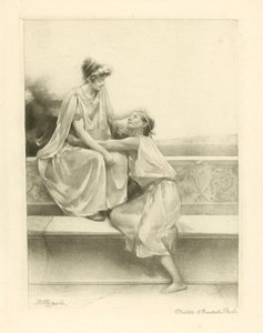 Ilustración para los poemas de Catulo (fotograbado) de John Reinhard Weguelin