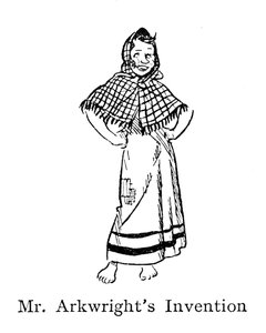 Spinning Jenny, chica textil soltera, Invención del Sr. Arkwright