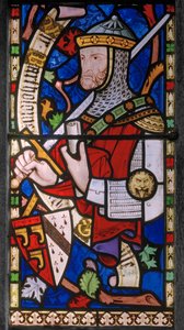 Caballero del siglo XIV, armas de Granville de John Richard Clayton