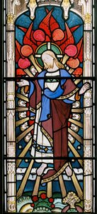 Cristo y Serafines (de Las Vírgenes Prudentes y Necias) de John Richard Clayton