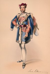 Frederick Child-Villiers en traje para el Bal Costumado de la Reina Victoria, 12 de mayo de 1842, 1843