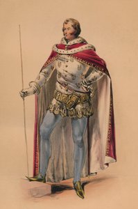 Invitado en traje para el Bal Costumado de la Reina Victoria, 12 de mayo de 1842, 1843 de John Richard Coke Smyth