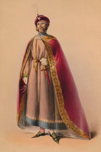 Invitado con disfraz para el Bal Costumé de la Reina Victoria, 12 de mayo de 1842, 1843 de John Richard Coke Smyth
