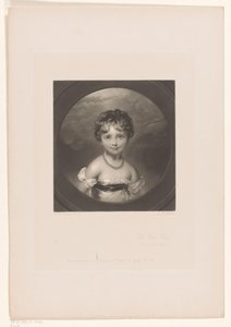Portret de Emily Ashley-Cooper The Rose Bud / (Present Lady Ashley) (título sobre el objeto) de John Richardson Jackson