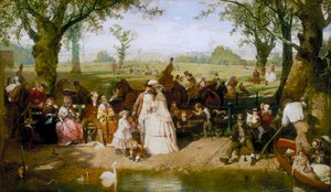 Un día de verano en Hyde Park, 1858 de John Ritchie